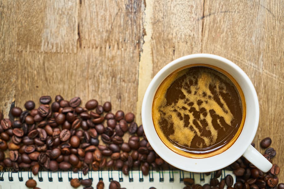 Coffee, Caffeine, Beverage, Cup, Wake, food photo, good morning HD wallpaper