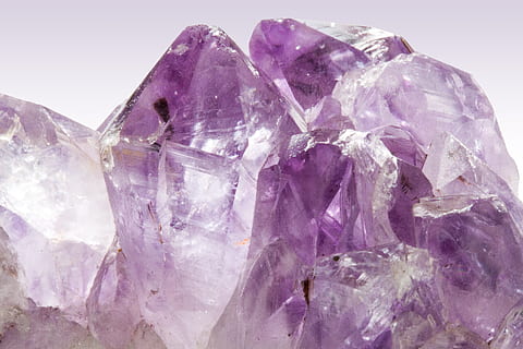 closeup photography of stone mineral, amethyst, violet, purple HD wallpaper