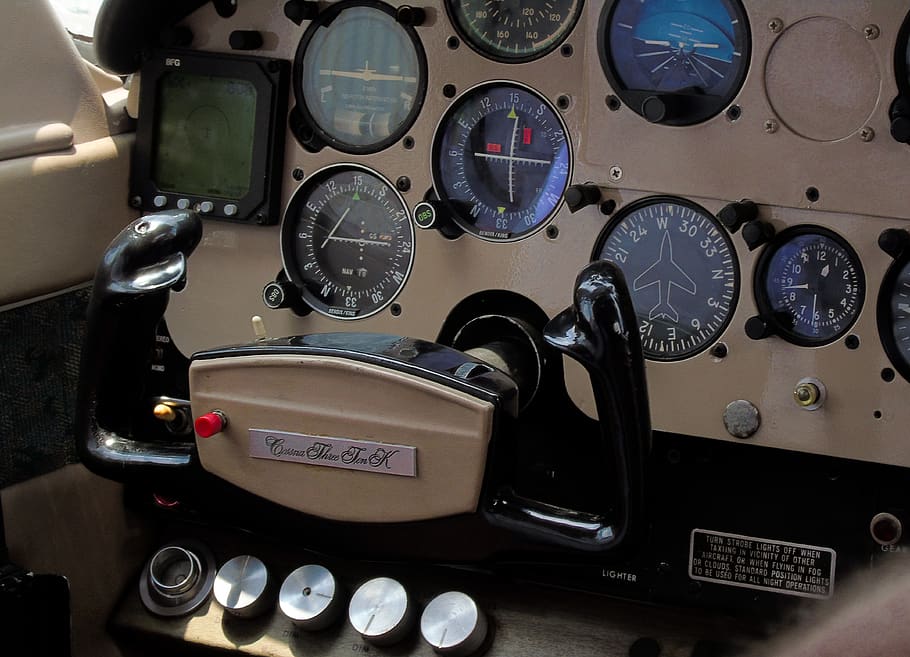 aircraft, pilot, fly, mode of transportation, control panel HD wallpaper