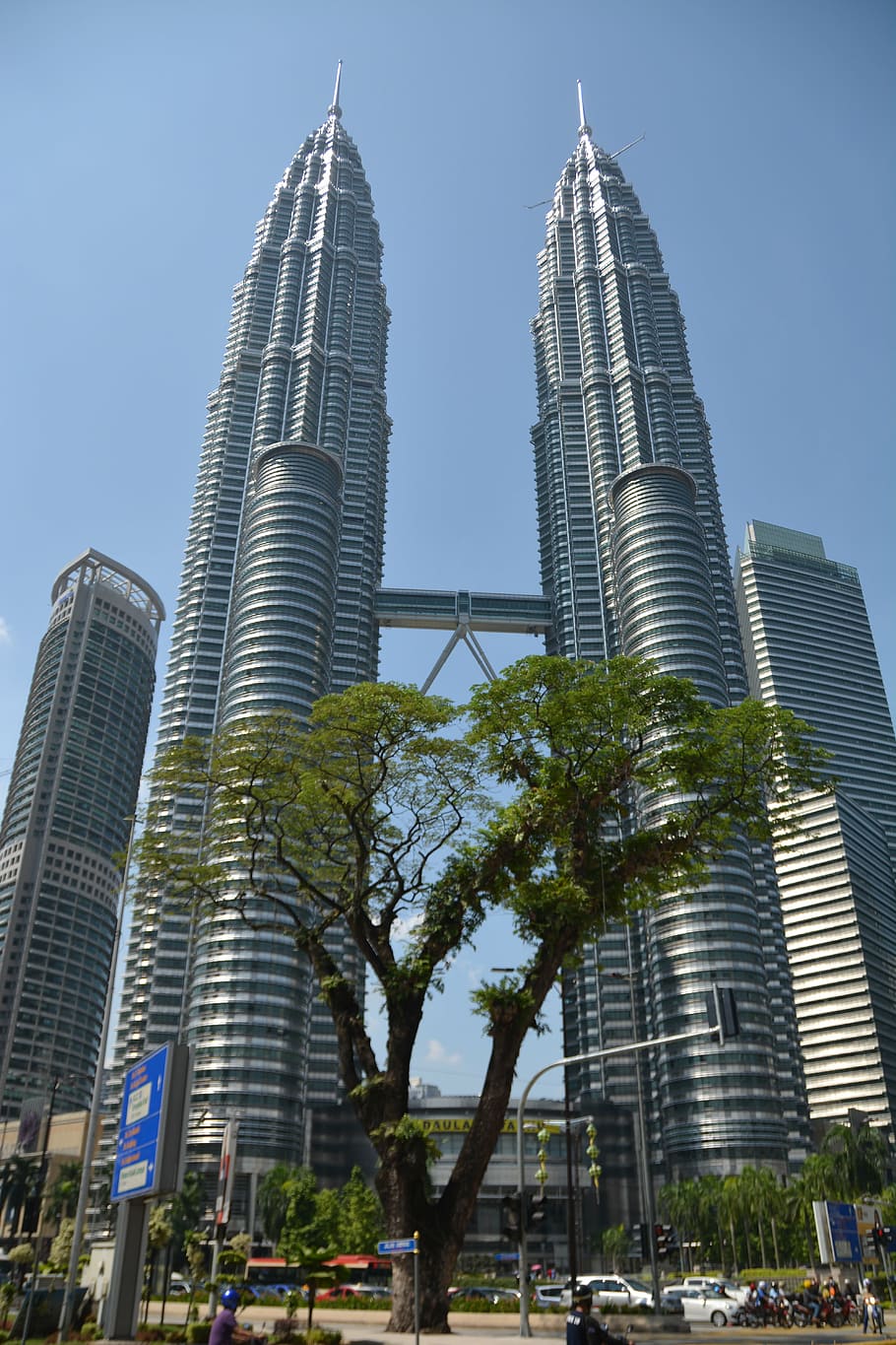 petronas towers, twin towers, malaysia, kuala lumpur, architecture, HD wallpaper