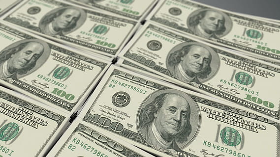 closeup photo of 100 U.S. dollar banknote lot, usd, bills, dollars HD wallpaper
