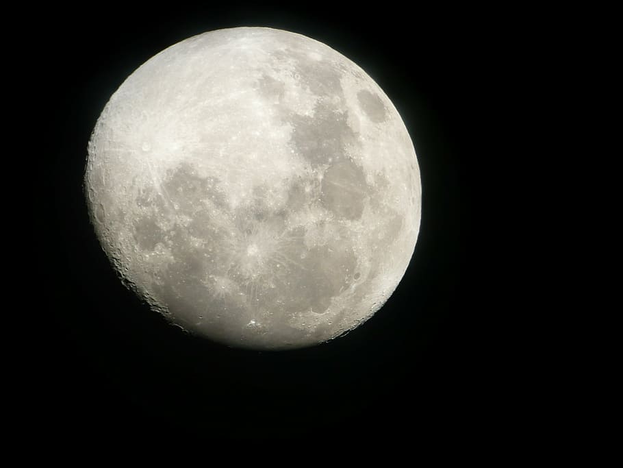 moon, night, space, night sky, astronomy, full Moon, moon Surface HD wallpaper