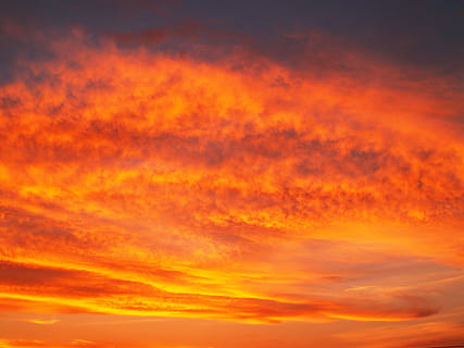 Sunset, Red, Gold, Heaven, sky, vibrant, twilight, background HD wallpaper