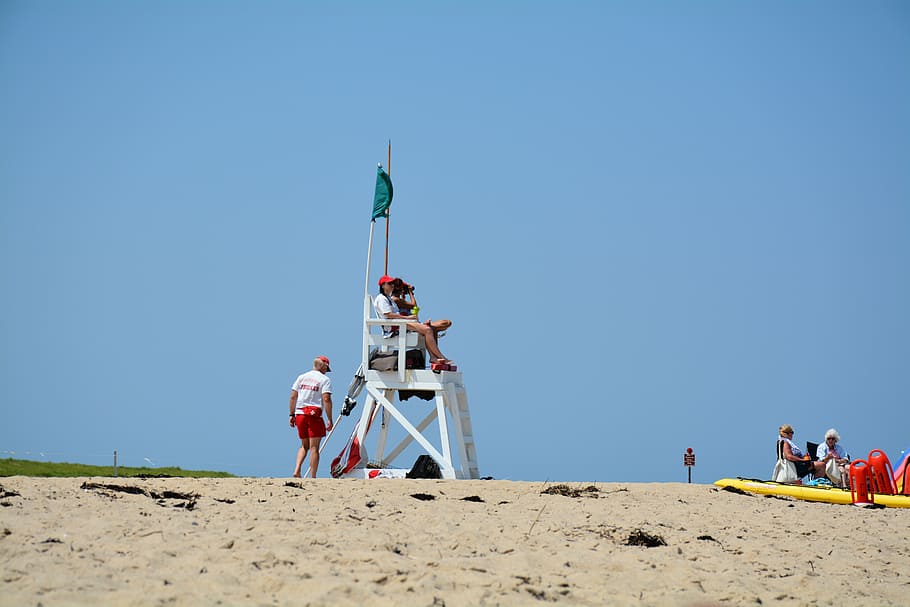 beach, cape cod, tower, ocean, massachusetts, travel, sea, people HD wallpaper