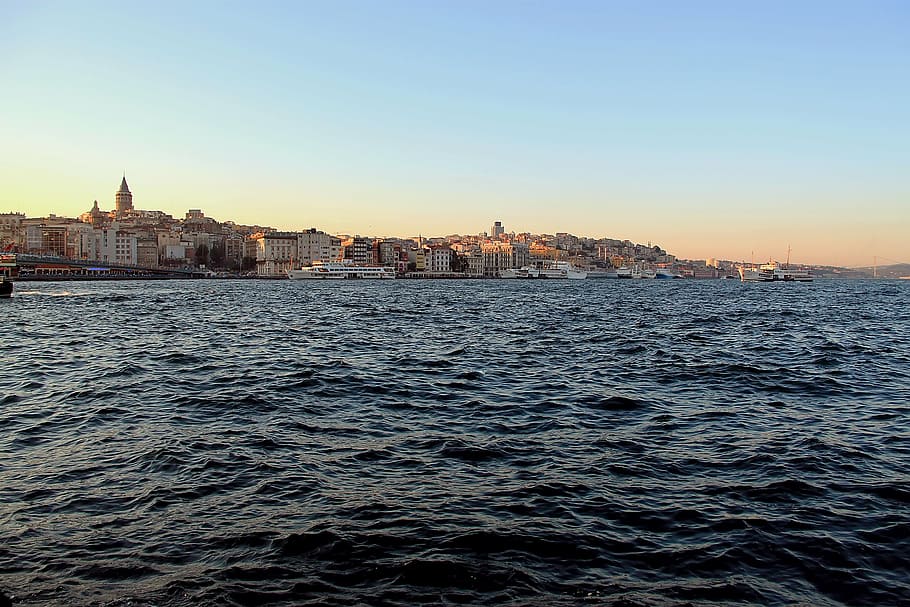 istanbul, throat, views, marine, townscape, cityscape, architecture HD wallpaper
