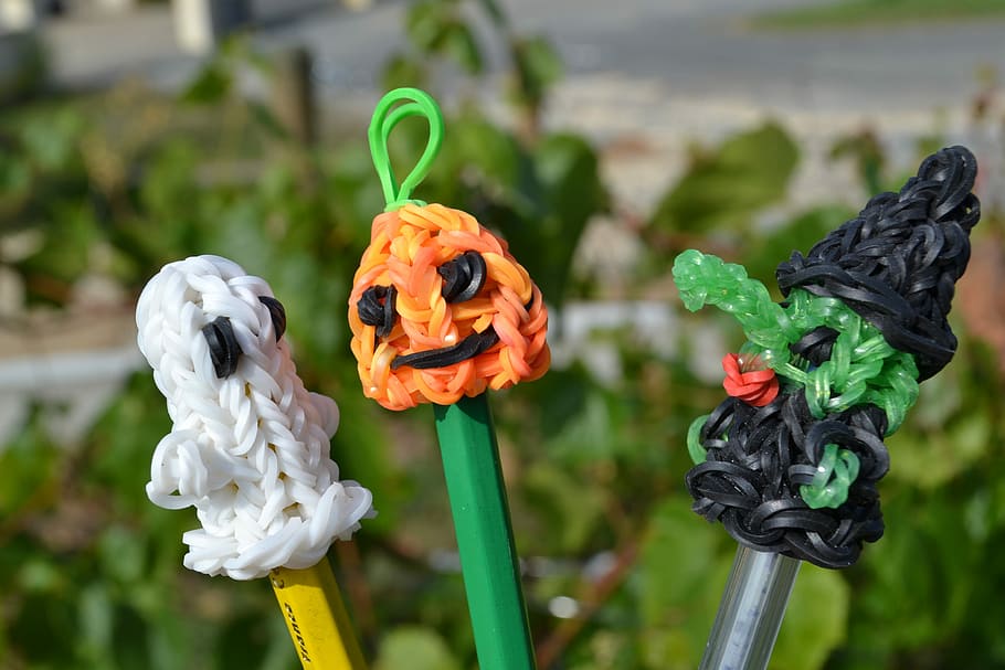 Ghost, Pumpkin, Jack-O-Lantern, Witch, phantom elastic, puppet pencil HD wallpaper