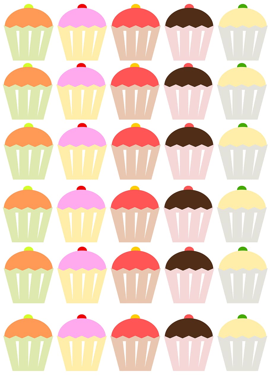 cake, cats, pink, orange, black, yellow, brown, red, food and drink HD wallpaper