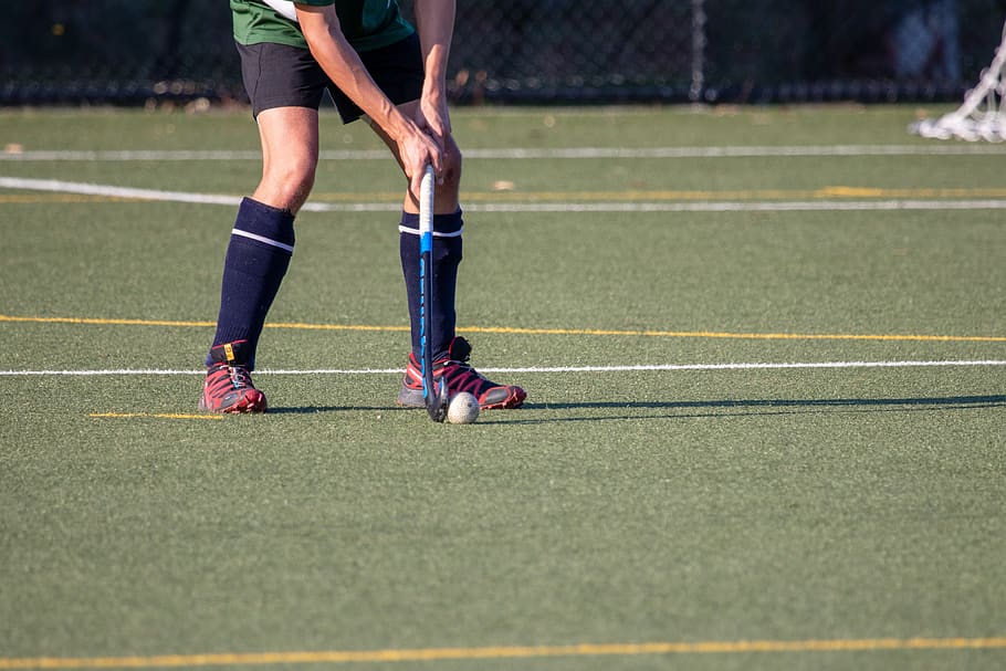 hockey, competition, ball, athlete, game, sport, field, activity