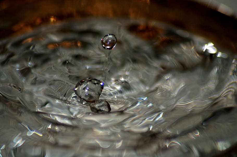 water, drop, waterdrop, macro, liquid, bubble, clear, transparent HD wallpaper