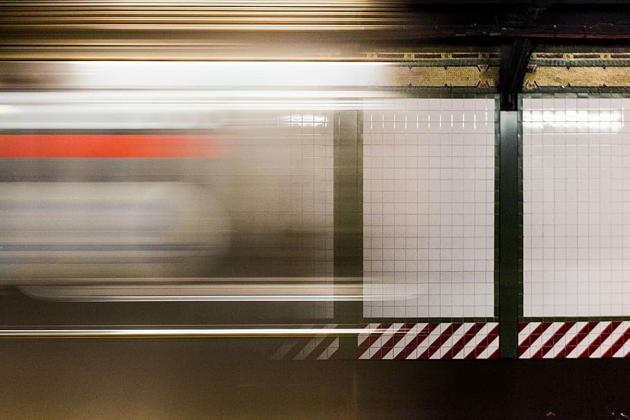 untitled, wall, train, station, subway, underground, rail transportation HD wallpaper