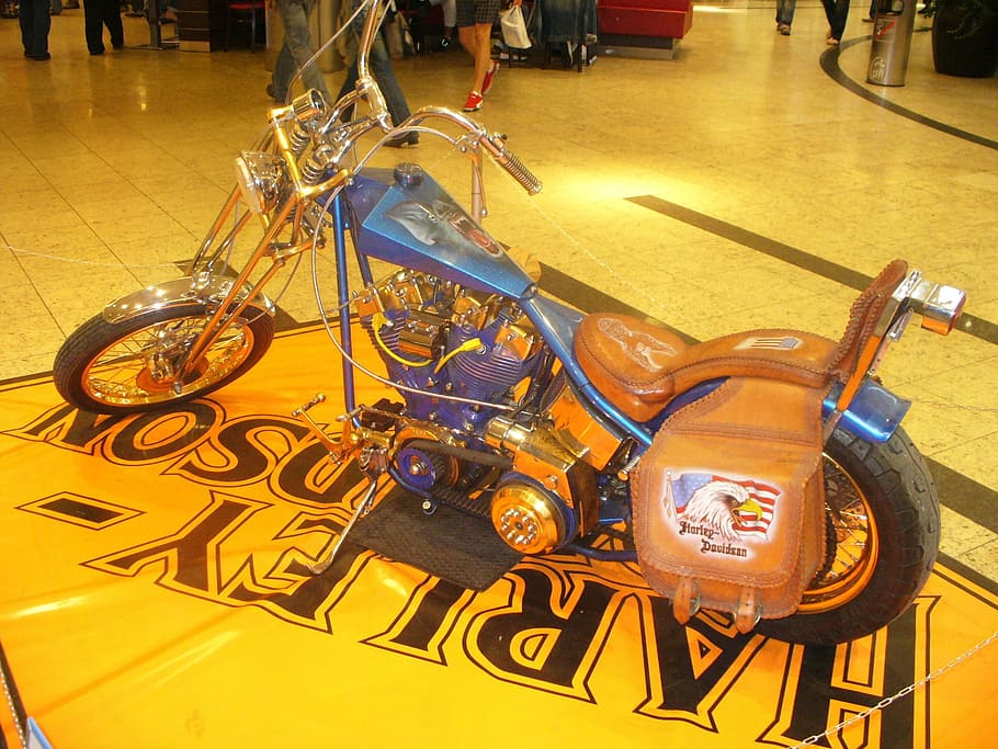 motorcycle, harley davidson, transportation, mode of transportation HD wallpaper