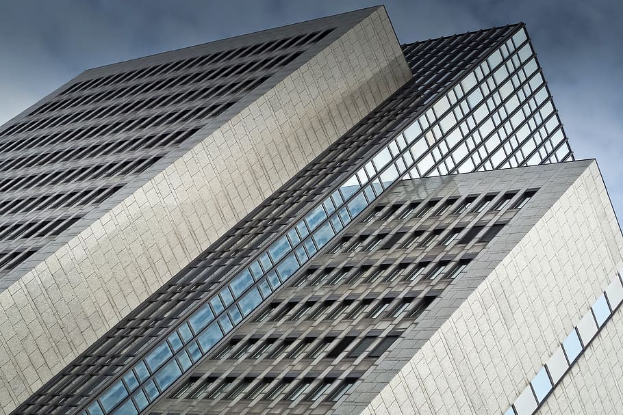 Architecture, Facade, Office Building, modern, window, modern architecture HD wallpaper