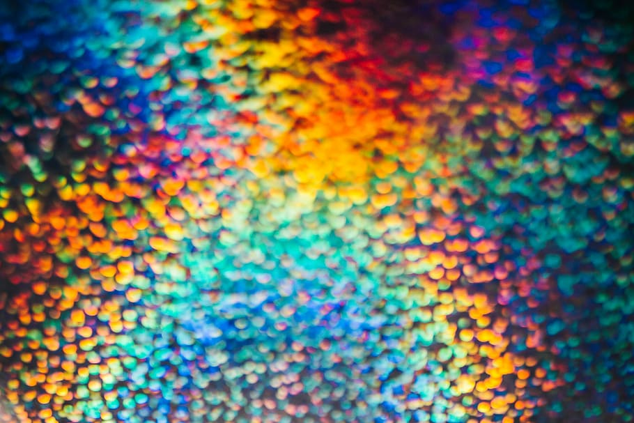 multicolored illustration, lights, dots, colour, abstract, pattern HD wallpaper