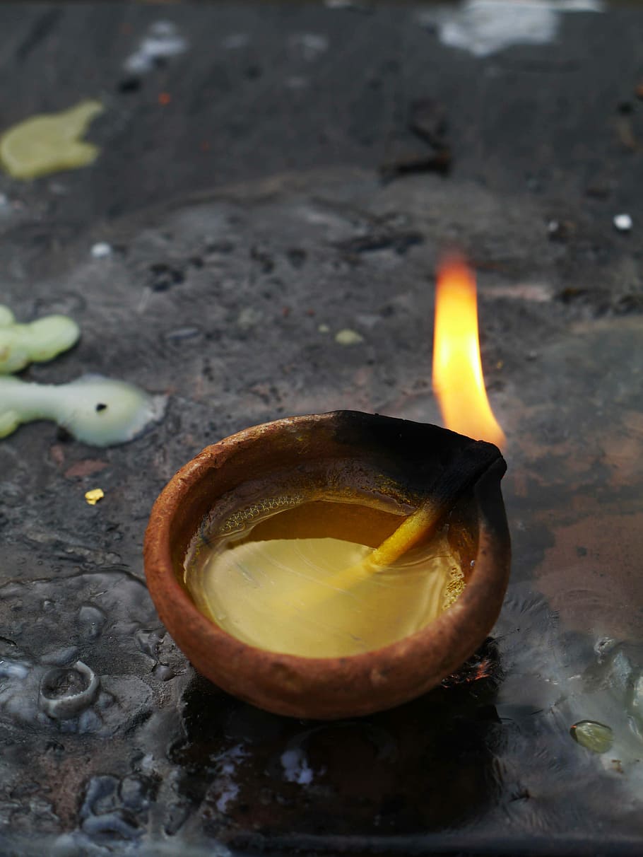 India, Candle, offer, food and drink, no people, heat - temperature HD wallpaper