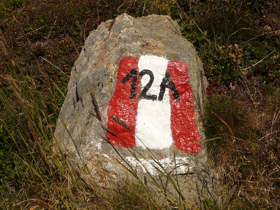 stone, migratory character, waymarks, signpost, communication HD wallpaper