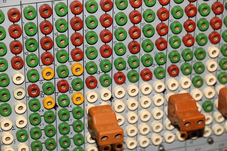 analog, computer, technology, settings, calculations, programming HD wallpaper