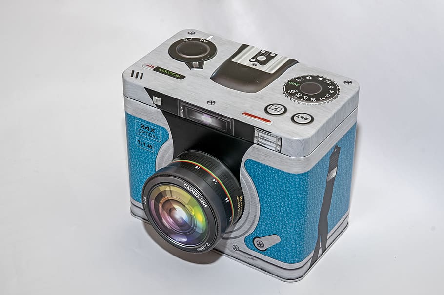 camera, dummy, tin can, storage, technology, equipment, lens HD wallpaper