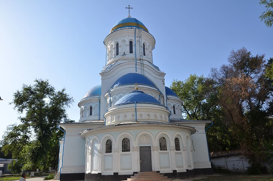 Cathedral, Chisinau, Religion, Monument, architecture, tree HD wallpaper