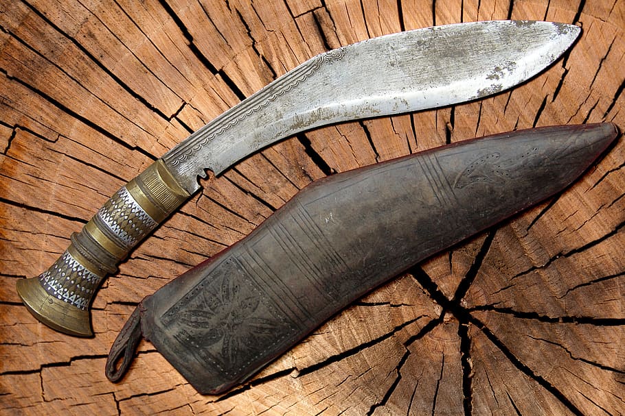 knife, stabbing weapon, issue, old, middle ages, leather, blade HD wallpaper