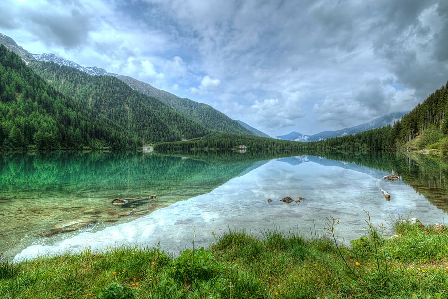 landscape, mountains, nature, sky, clouds, daylight, environment HD wallpaper