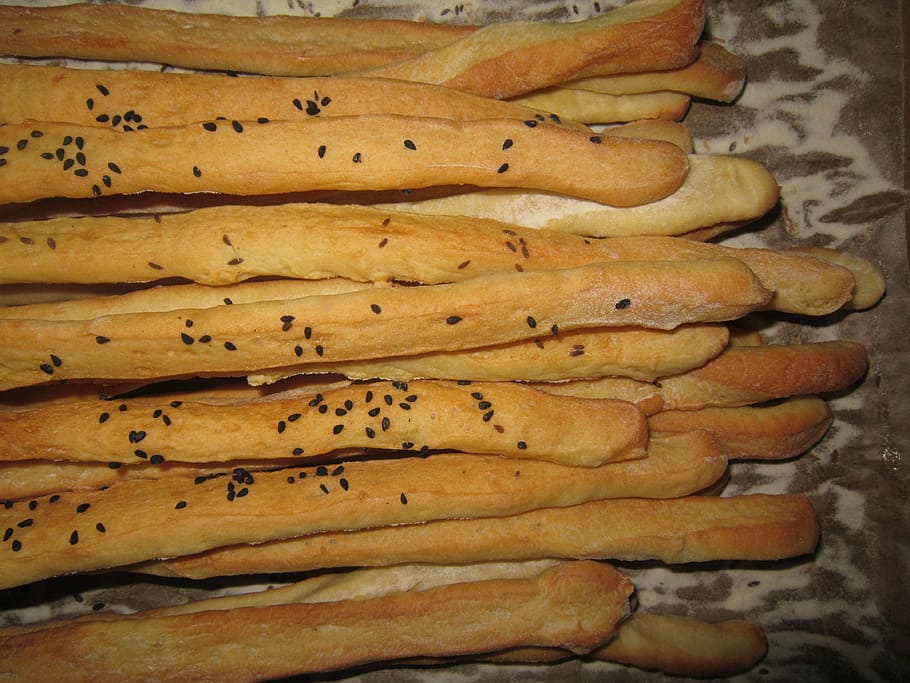 grissini, bread, rods, bake, nibble pastries, fragrance, frisch HD wallpaper