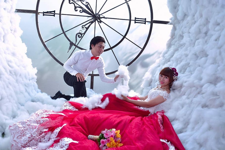 St, Tuan, nguyen, bride, wedding, women, love, people, outdoors, HD wallpaper