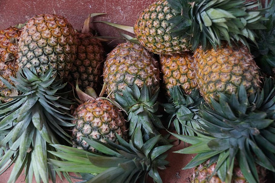 Pineapple, Ripe, Fruit, Juicy, Citrus, food and drink, freshness HD wallpaper