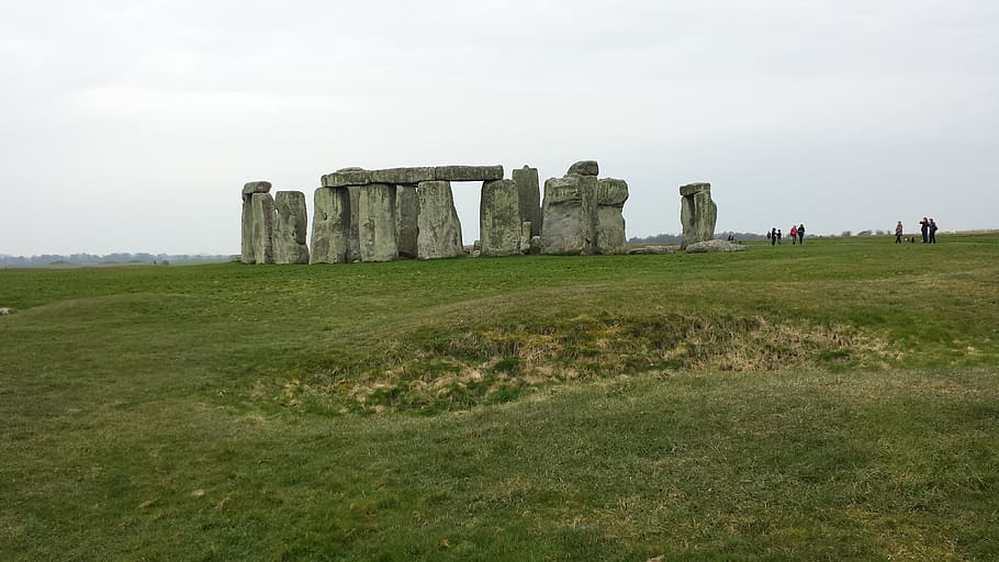 stonehenge, stone circle, druids, grass, history, travel, the past HD wallpaper
