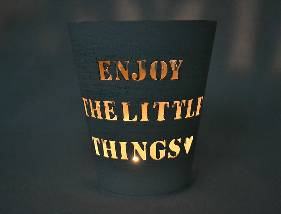 black night light with text holes turned on, Candleholder, Candles, HD wallpaper