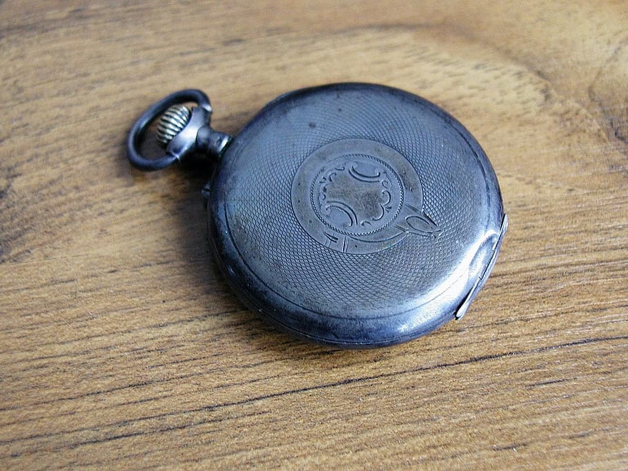 watch, pocket, old, table, wood - material, still life, indoors HD wallpaper
