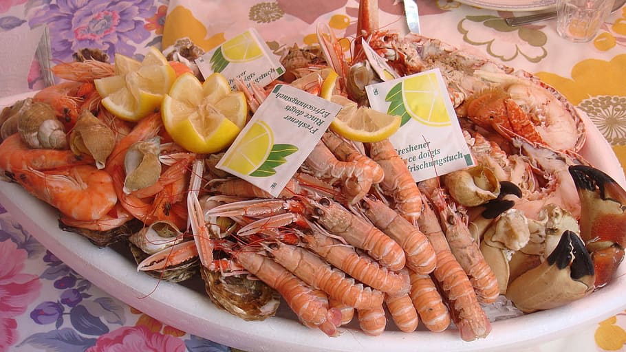Seafood, Breakfast, Shrimp, food and drink, meat, healthy eating HD wallpaper