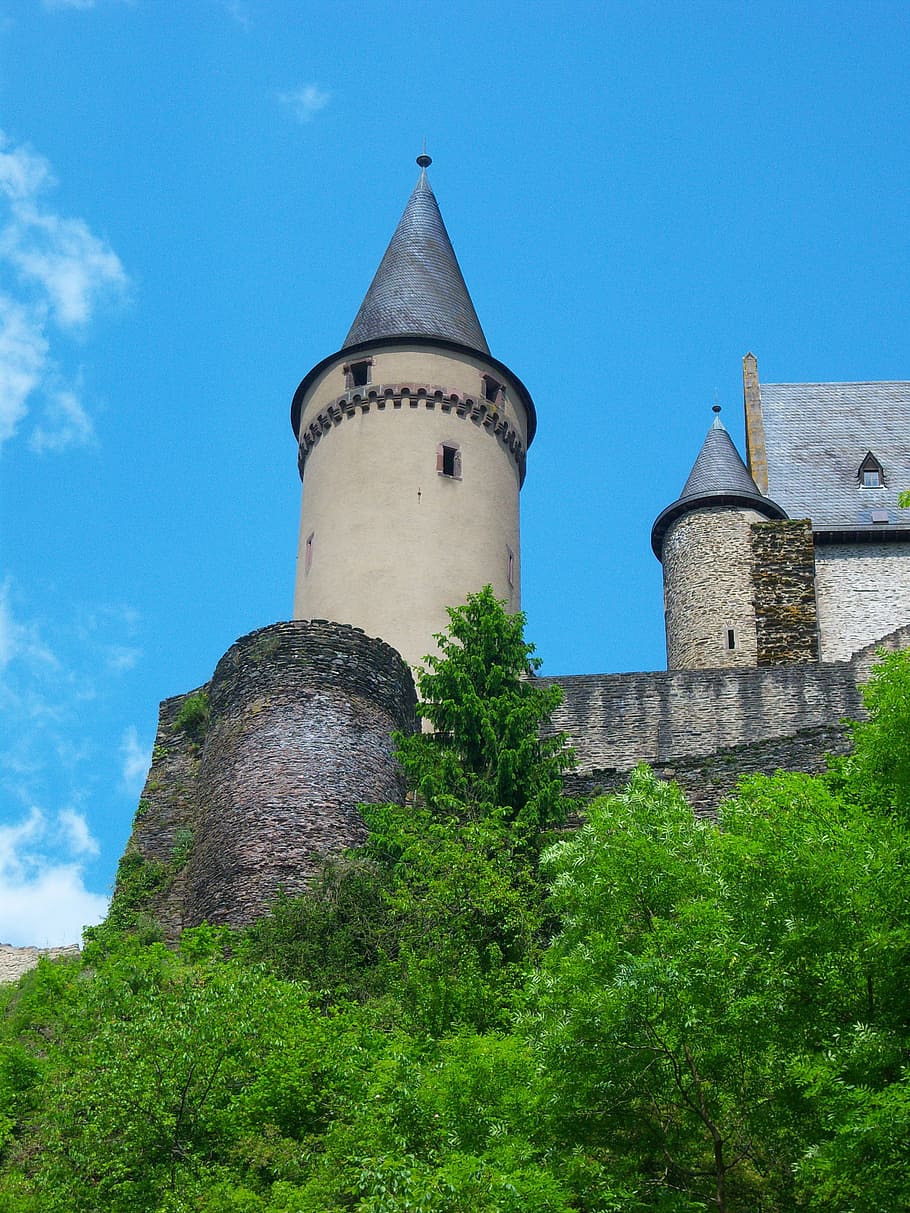 sun, monument, architecture, castle, sky, pierre, heritage HD wallpaper