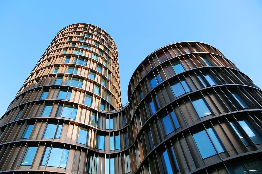 Architecture, Tower, Building, Towers, red brown, low angle shot HD wallpaper