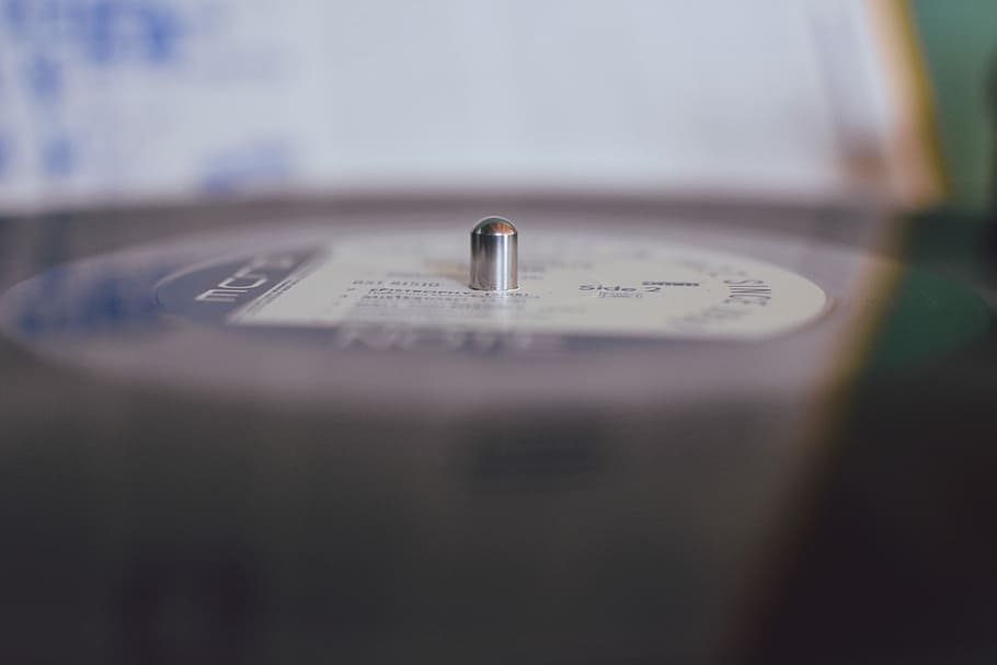 Bluenote, close up photo vinyl disc, turntable, record, record player HD wallpaper