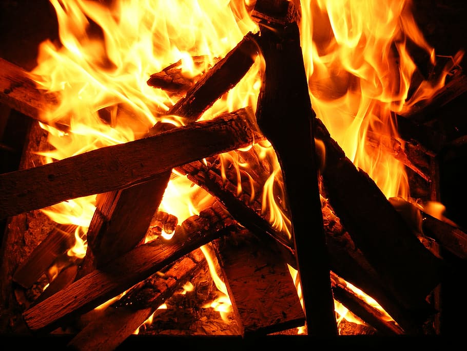 barbecue, bbq, coals, fire, glowing, grill, hot, red, nature HD wallpaper
