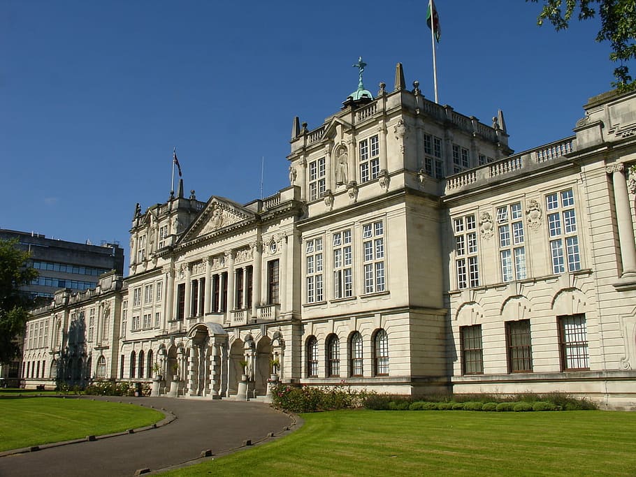 Main building of Cardiff University, 