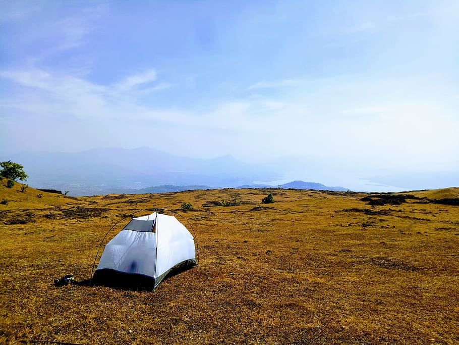 Tent, Camping, Outdoors, Bivouac, nature, landscape, mountain HD wallpaper