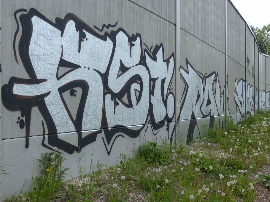 graffiti, silver, font, lettering, blight, wall, painted, sprayer HD wallpaper