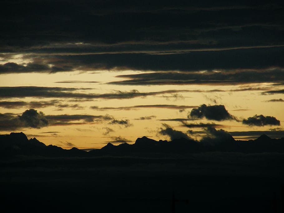 cloud, wonderland, ink, the scenery, sunset, cloud - sky, scenics - nature HD wallpaper