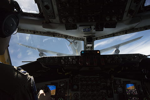 cockpit, avionics, flight, cargo, aircraft, aviation, transportation HD wallpaper