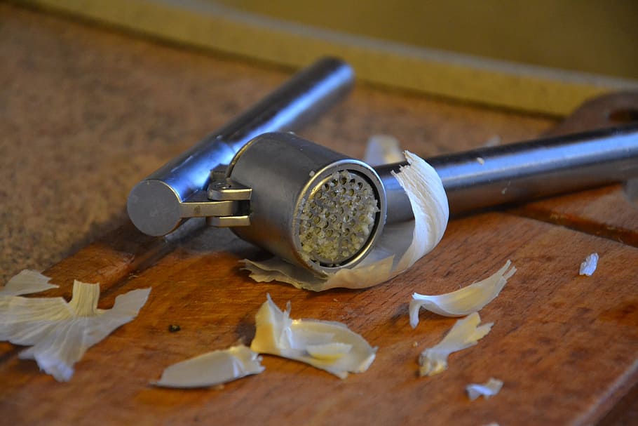 Squeeze, Garlic, Cook, Kitchen, squeezer, spice, a vegetable HD wallpaper