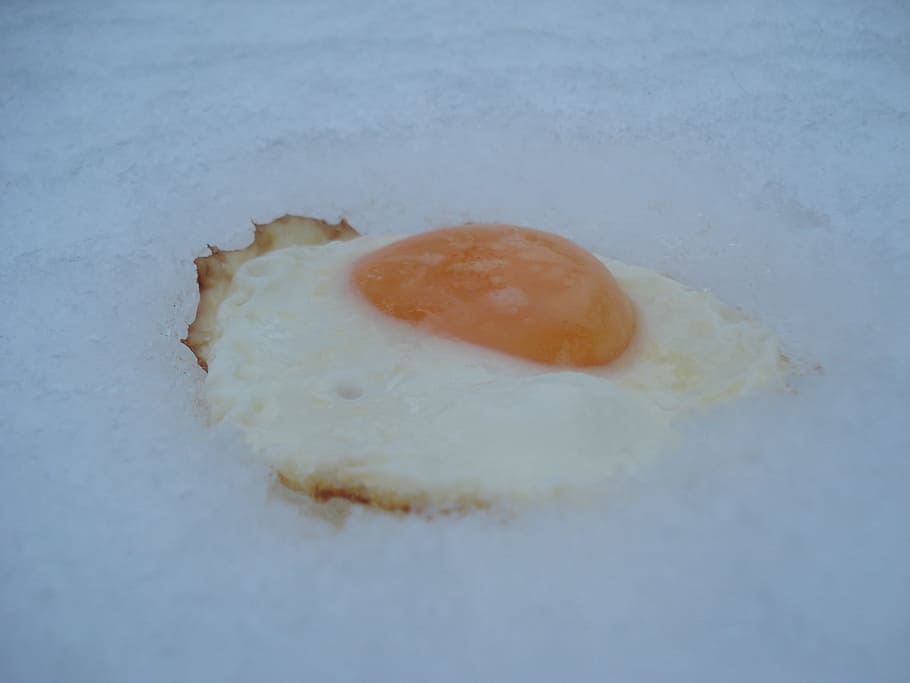 Fried, Snow, Cold, crazy, food and drink, no people, close-up HD wallpaper