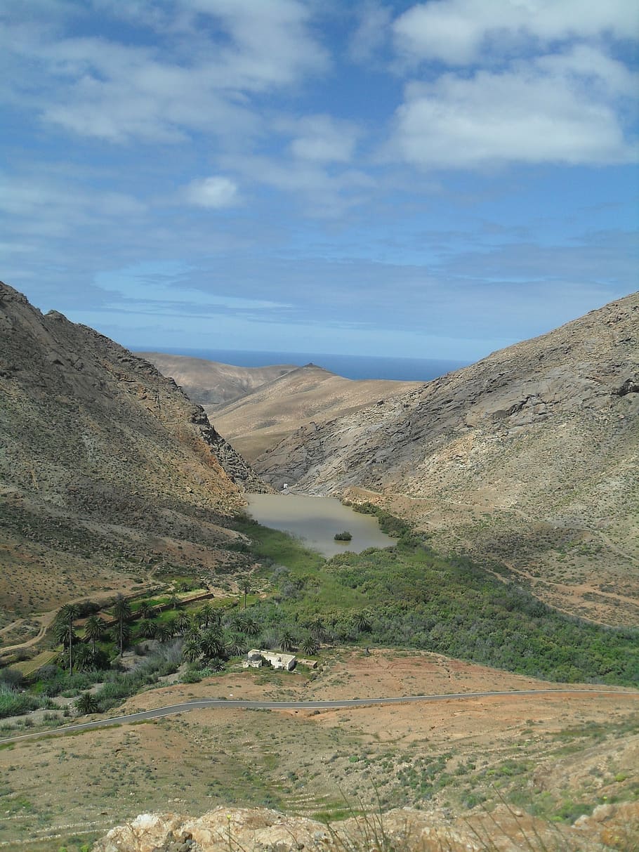 fuerteventura, spring, landscape, beauty in nature, scenics - nature HD wallpaper