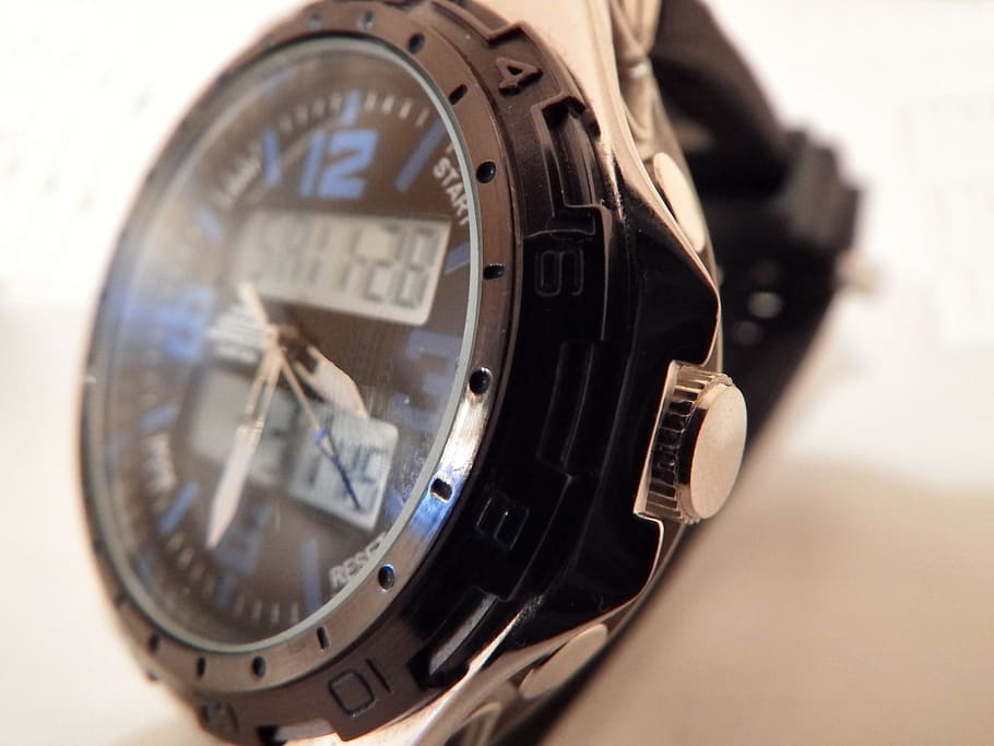watch, wristwatch, time, clock, hand, technology, hour, person HD wallpaper