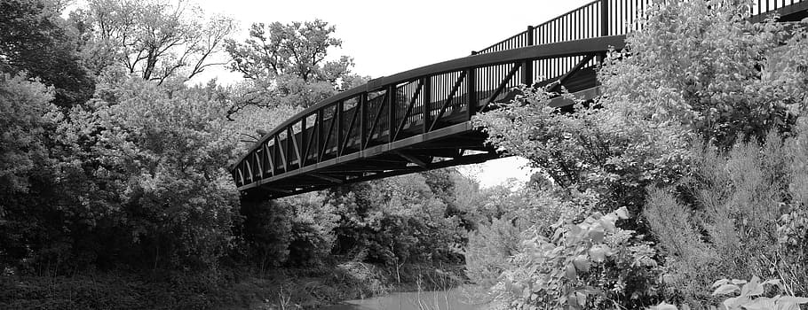 bridge, sights, landscape, river, sightseeing, place, scenery HD wallpaper
