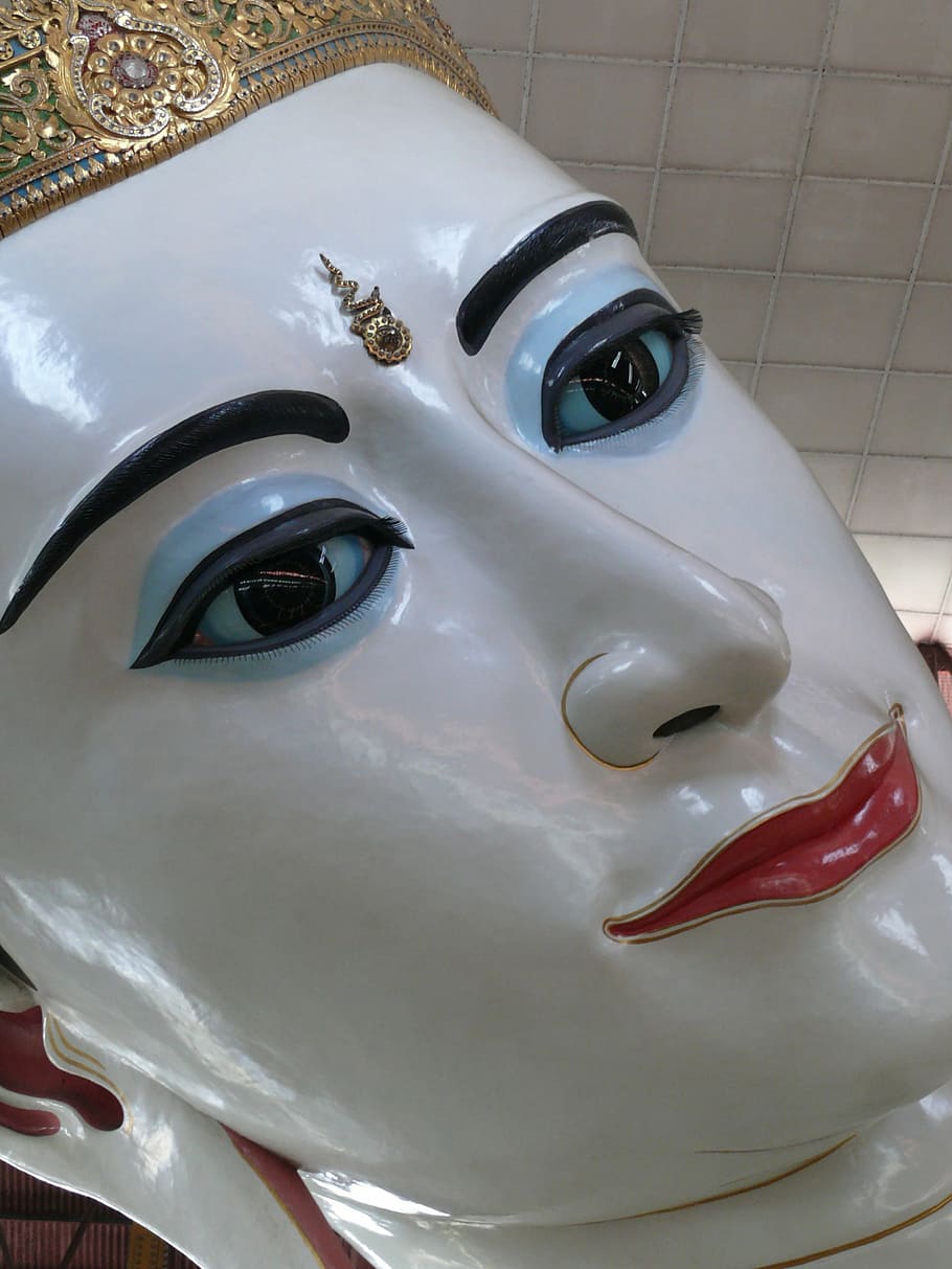 buddhism, myanmar, buddha, face, representation, human representation HD wallpaper