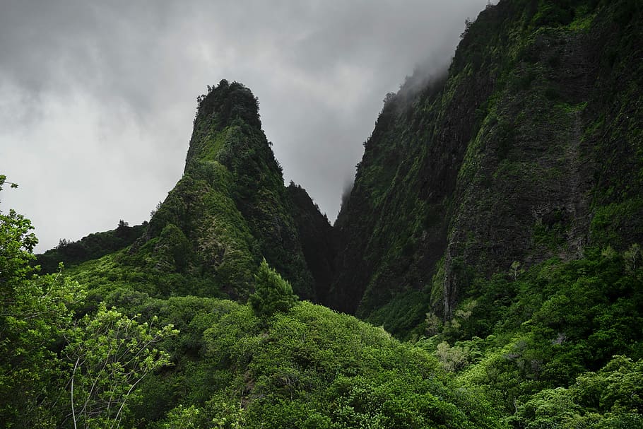landscape photo of green mountain, landscape photography of green mountains HD wallpaper