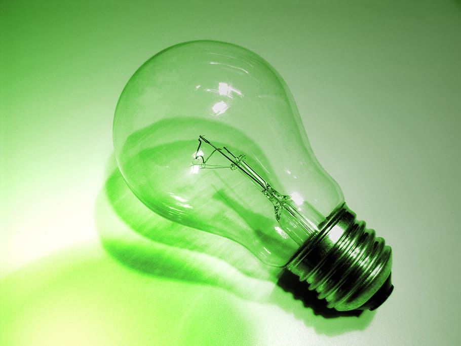 lamp, light, light bulb, lighting, hell, green, electric light HD wallpaper