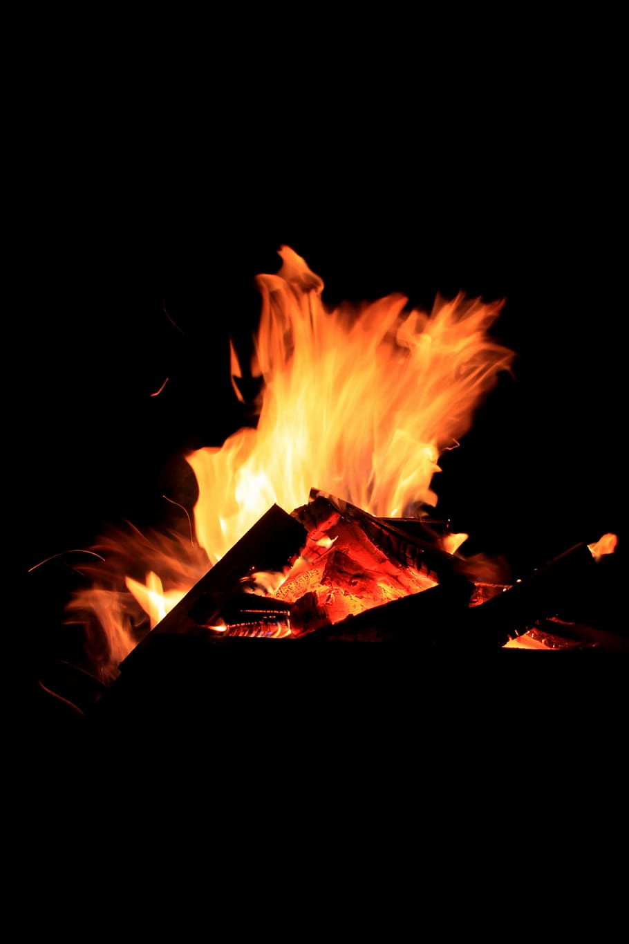 Barbecue, Bbq, Fire, Flames, Grill, recreation, heat - temperature HD wallpaper
