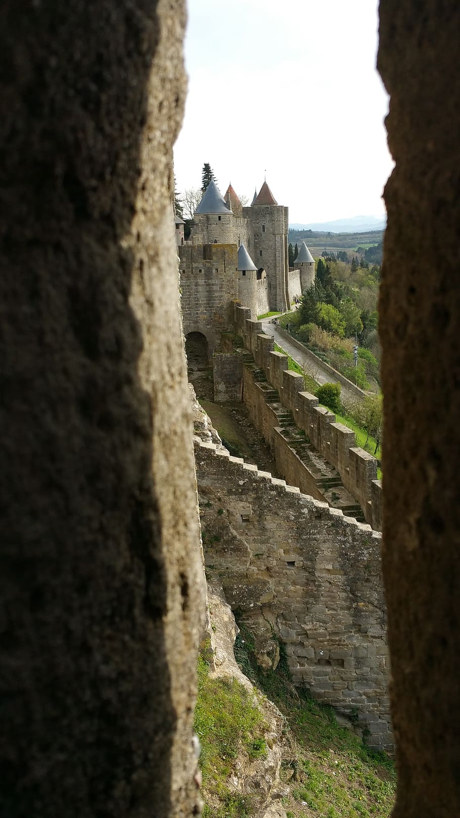 carcasonne, castle, monument, architecture, built structure HD wallpaper